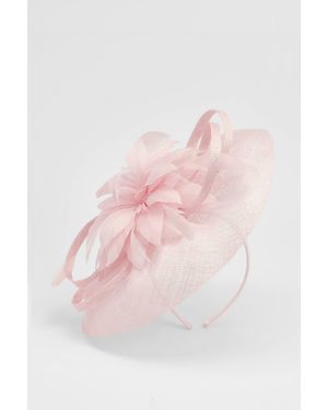 Karen Millen Quil Detail Headband Fascinator - Pink