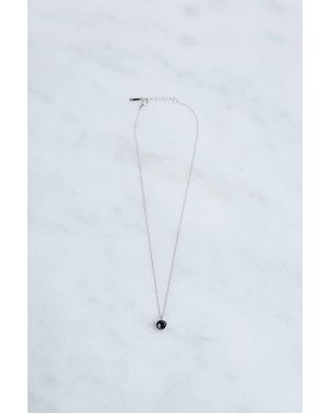 Karen Millen Hand Set European Crystal Solitaire Pendant Necklace - Blue