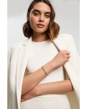 Karen Millen Evolution Crystal Bracelet - Natural