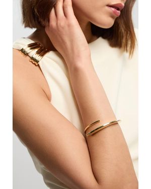 Karen Millen Tapered Bangle - Natural