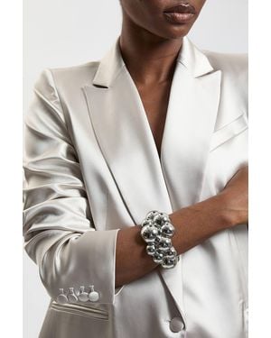 Karen Millen Statement Sphere Cuff Bracelet - Metallic