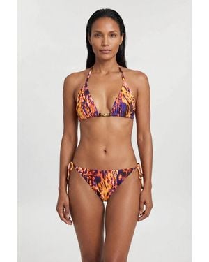 Karen Millen Abstract Animal Bikini Bottom - Multicolour