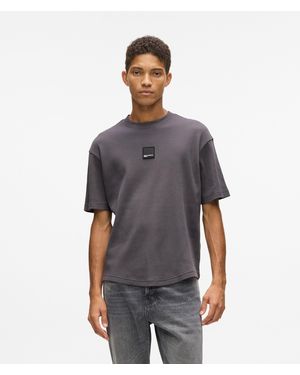 KL Jeans Waffle T-Shirt - Grey