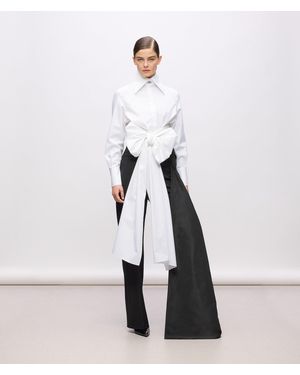 Karl Lagerfeld Kl Studio Bow Detail Shirt - White