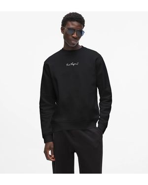 KARL LAGERFELD Karl Print Sweatshirt - Black