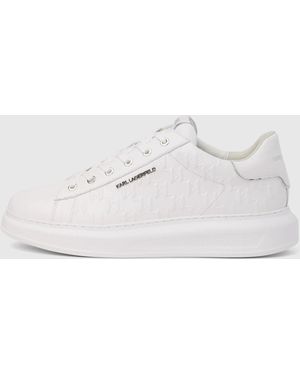 KARL LAGERFELD Kapri Monogram Trainers - White