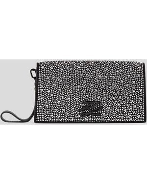 Karl Lagerfeld Pochette Strass K/soiree - Gris