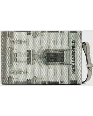 KARL LAGERFELD K/Soiree Maison Minaudière Bag, Multicoloured - Grey