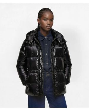 KL Jeans Glänzende Steppjacke, Damen, Größe - Schwarz
