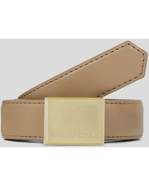 Karl Lagerfeld K/Forever Belt - Natural