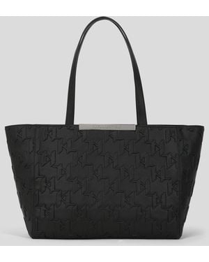 Karl Lagerfeld K/monogram Large Tote Bag - Black