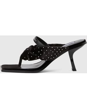 KARL LAGERFELD Karmel Heeled Sandals - Black