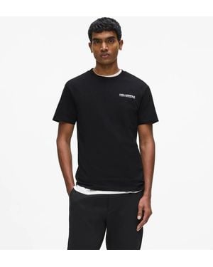 KARL LAGERFELD Rue St-Guillaume Slim Fit T-Shirt - Black