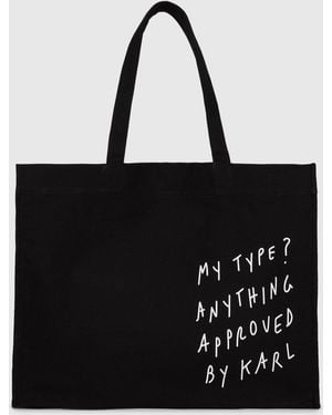 KL Jeans Klj X Pietro Terzini Elongated Shopper - Black