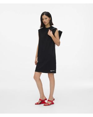KL Jeans Raised Seam Tank Dress - Black