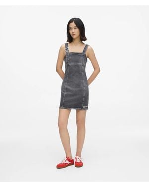 KL Jeans Belted Denim Dress - Blue