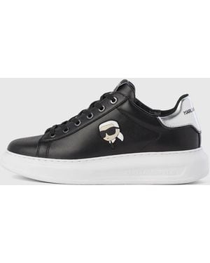 KARL LAGERFELD Kapri Karl Ikonic Trainers - Black
