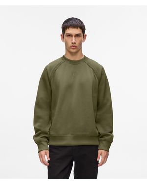 Karl Lagerfeld Pique Sweatshirt - Green