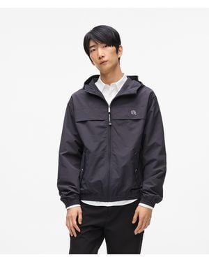 KARL LAGERFELD Ikon Lightweight Jacket - Blue