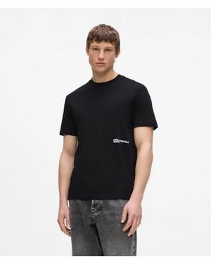 KL Jeans Karl Quote T-Shirt - Black