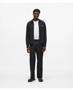 KARL LAGERFELD Drawcord Trousers - White