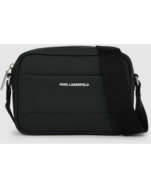KARL LAGERFELD Minimalist Logo Camera Bag - Black