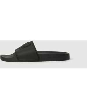 KARL LAGERFELD Ikon Nft Kondo Slides - Black