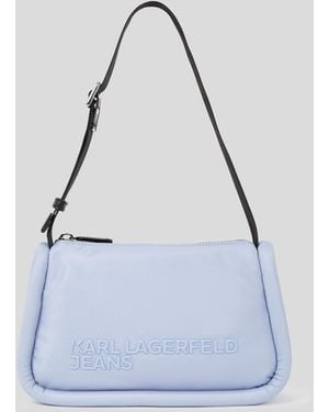 KL Jeans Puffy Shoulder Bag - White