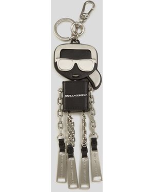 KARL LAGERFELD Ikon Karl Keychain - Metallic