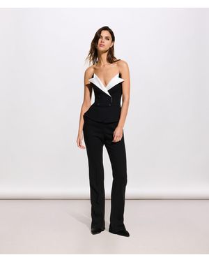 KARL LAGERFELD , Woman, Black, Size: 38 - Weiß