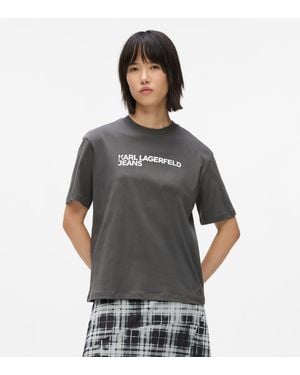 KL Jeans Logo T-Shirt - Grey