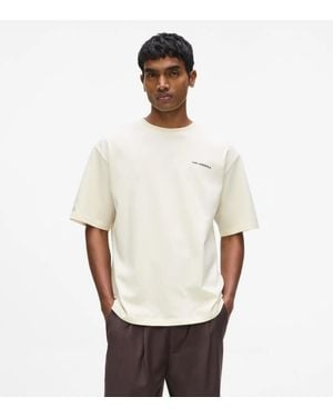 KARL LAGERFELD Rue St-Guillaume Relaxed T-Shirt - White