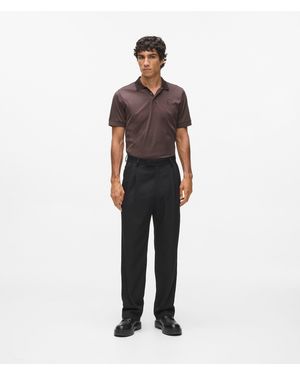 KARL LAGERFELD Tailored Trousers - Black