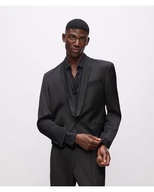KARL LAGERFELD Kl Studio Cropped Blazer - Black