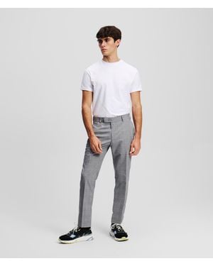 Karl Lagerfeld Tailored Trousers - White