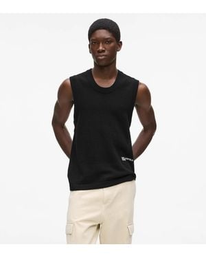 KL Jeans Knit Tank Top - Black