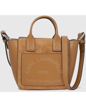 KARL LAGERFELD K/Daily Mini Suede Tote Bag - Multicolour