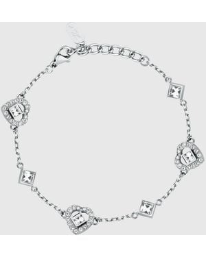 KARL LAGERFELD Heart Bracelet - White