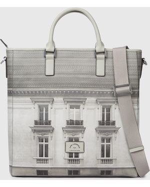 KARL LAGERFELD Maison De Karl Tote Bag, Herren, Größe - Grau