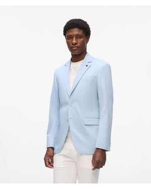 Karl Lagerfeld Single-breasted Jacket - Blue