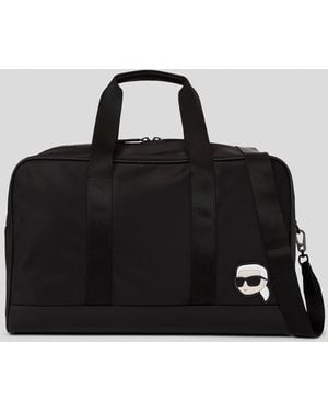 Karl Lagerfeld Ikon Weekender Bag - Black