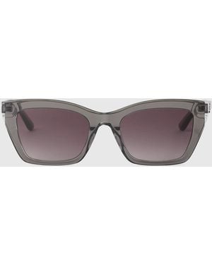 KARL LAGERFELD Autograph Butterfly Sunglasses - Grey