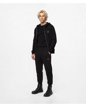 KL Jeans Waffle Joggers - Black