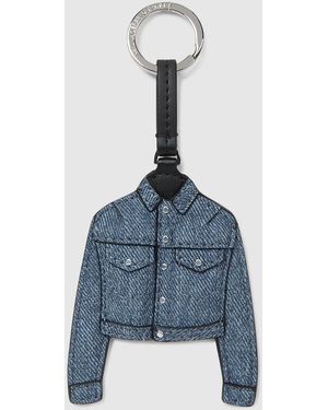 KL Jeans Denim Jacket Keychain - Blue