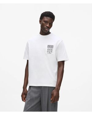 KARL LAGERFELD Exclusive Maison De Karl Pocket T-Shirt - White