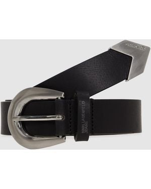KL Jeans Western Belt - Black