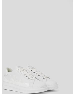 Karl Lagerfeld Karl Signature Kapri Sneakers, Mann, Größe - Weiß