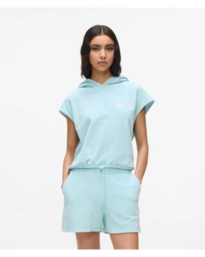 KL Jeans Sleeveless Relaxed Hoodie - Blue