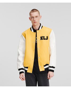 KL Jeans Veste De Baseball - Métallisé
