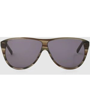 KARL LAGERFELD Slim Aviator Sunglasses - Multicolour
